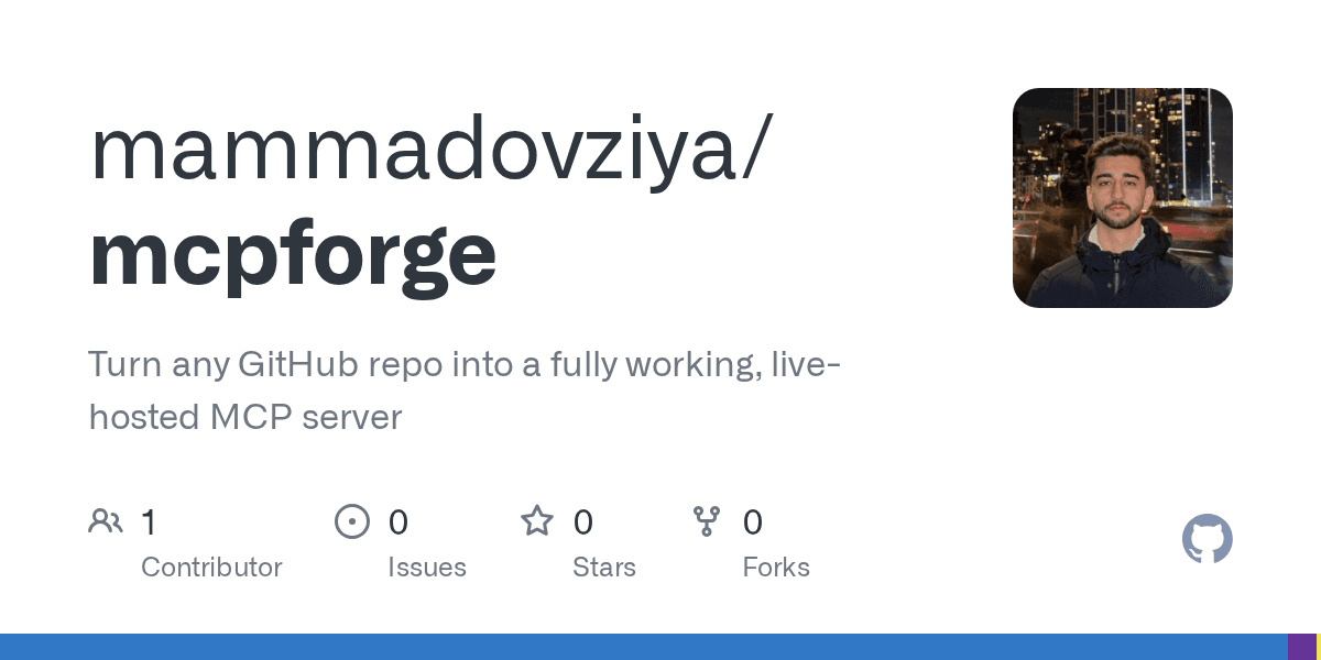 mcpforge repository preview